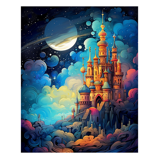 Starry Castle - Wooden Jigsaw Puzzle