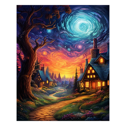 Twilight Enchantment - Wooden Jigsaw Puzzle