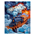 Breaking Through the Clouds - Wooden Jigsaw Puzzle
