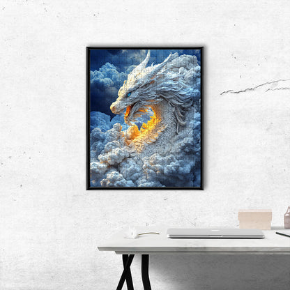Cloud Serpent - Wooden Jigsaw Puzzle