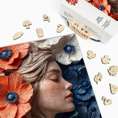 Dreaming Bloom - Wooden Jigsaw Puzzle