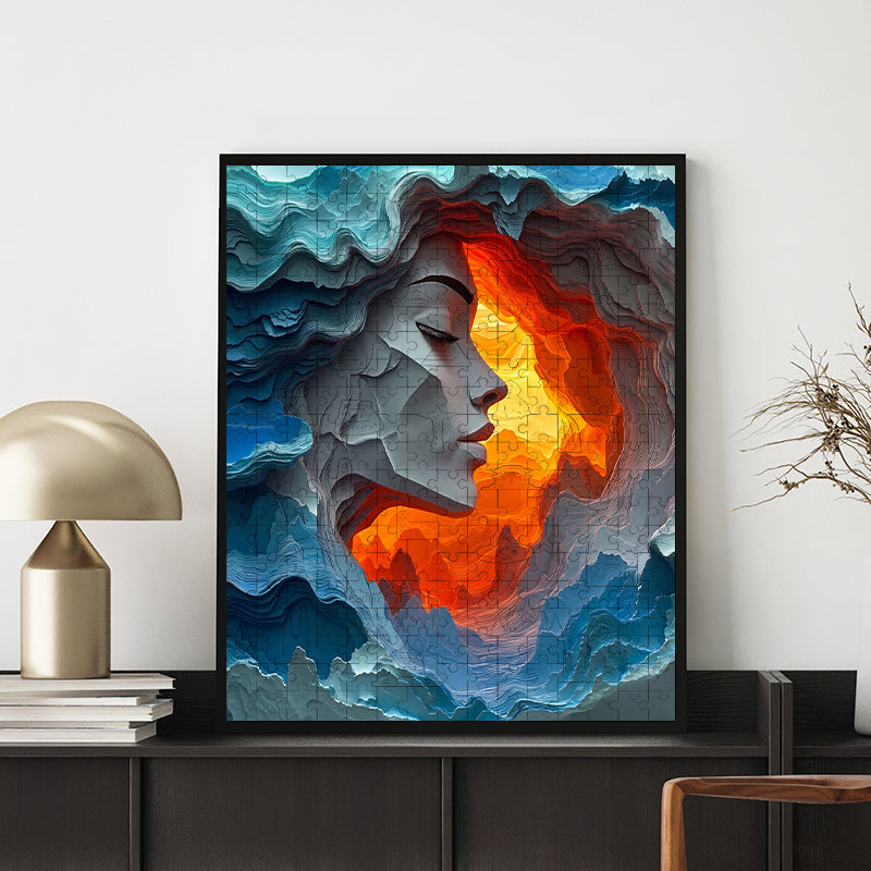 Duality Portrait - Wooden Jigsaw Puzzle