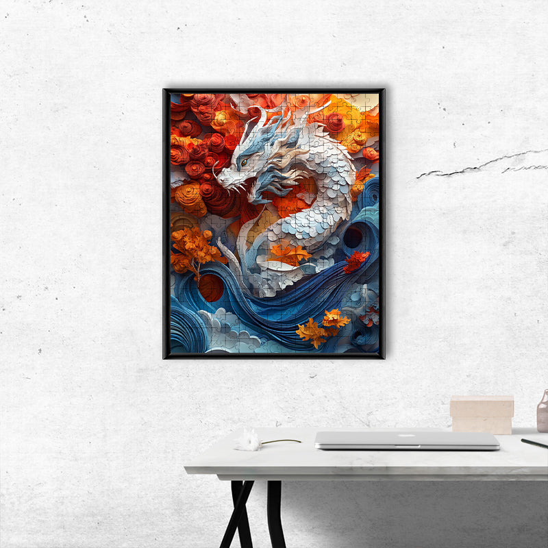 Paper Dragon - Wooden Jigsaw Puzzle