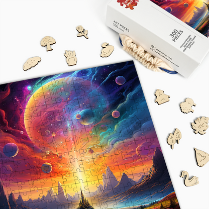 Celestial Pathway - Wooden Jigsaw Puzzle