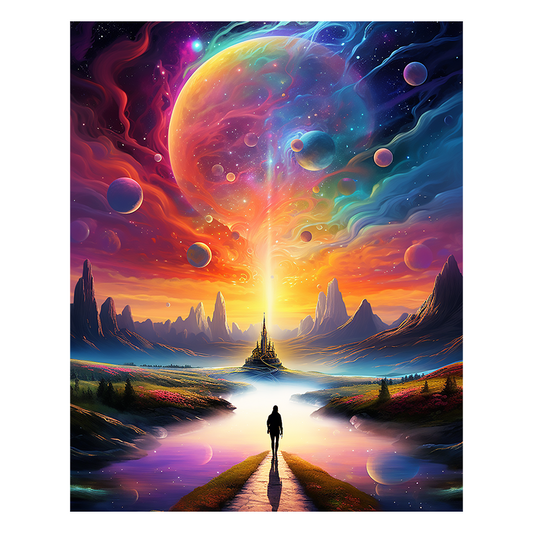 Celestial Pathway - Wooden Jigsaw Puzzle