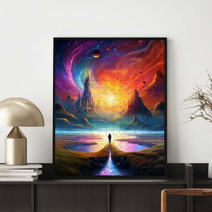 Starlight Realm - Wooden Jigsaw Puzzle