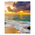 colorful beach - Wooden Jigsaw Puzzle