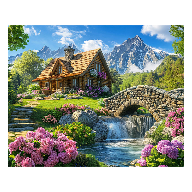 Mountain Chalet - Wooden Jigsaw Puzzle – Timber maze®