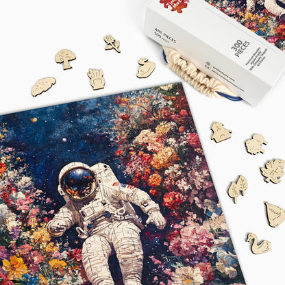 Floral Adventure - Wooden Jigsaw Puzzle