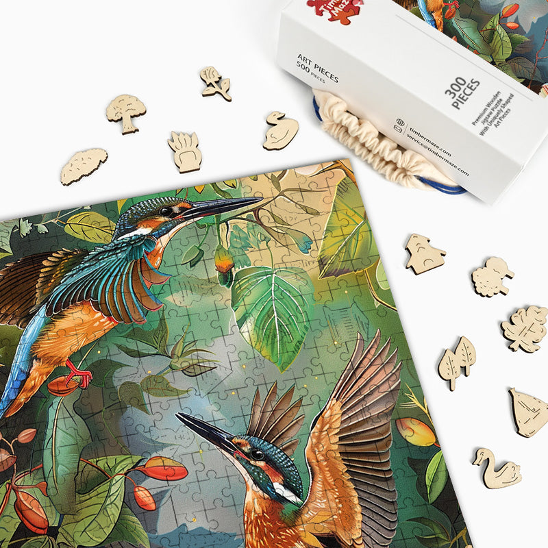 Kingfisher - Wooden Jigsaw Puzzle