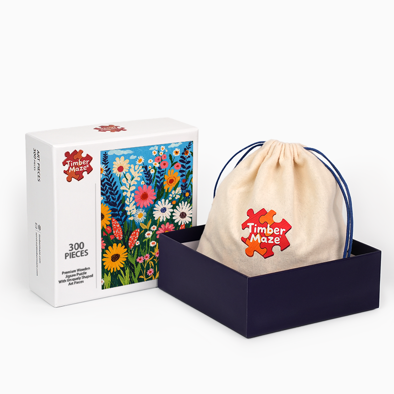 Wild Flowers - Wooden Jigsaw Puzzle