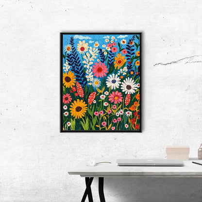Wild Flowers - Wooden Jigsaw Puzzle