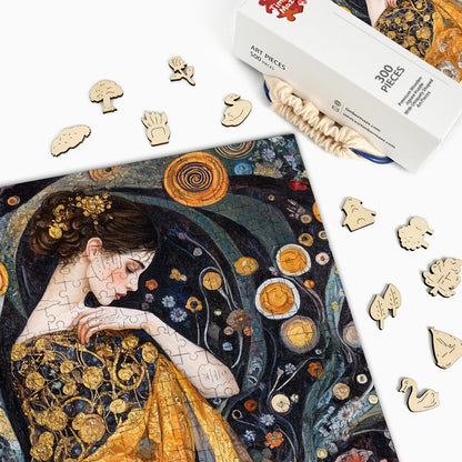 Elegant Woman - Wooden Jigsaw Puzzle