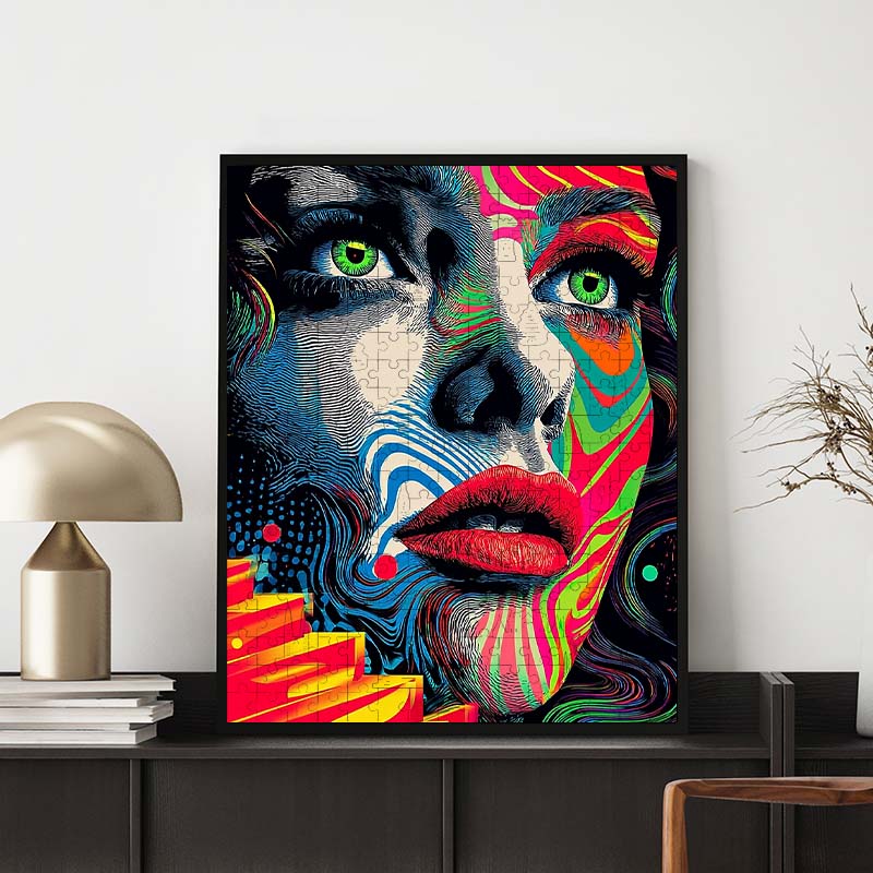Visionary Portrait - Wooden Jigsaw Puzzle