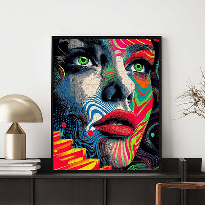 Visionary Portrait - Wooden Jigsaw Puzzle