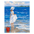 Girl on Beach - Wooden Jigsaw Puzzle