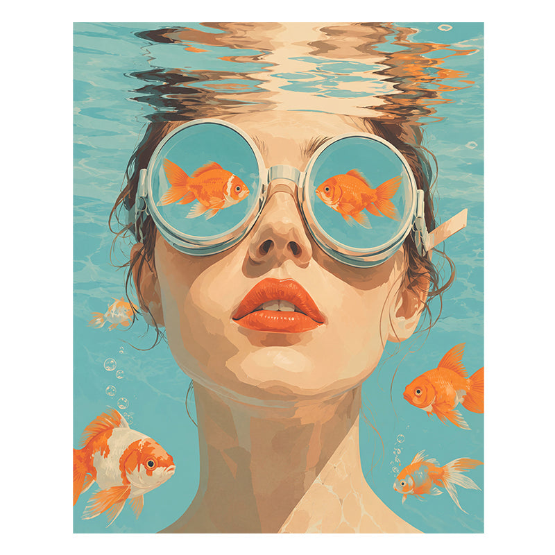 Through Goldfish Eyes - Wooden Jigsaw Puzzle
