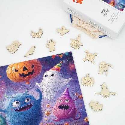 Halloween Party - Wooden Jigsaw Puzzle