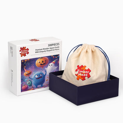 Halloween Party - Wooden Jigsaw Puzzle