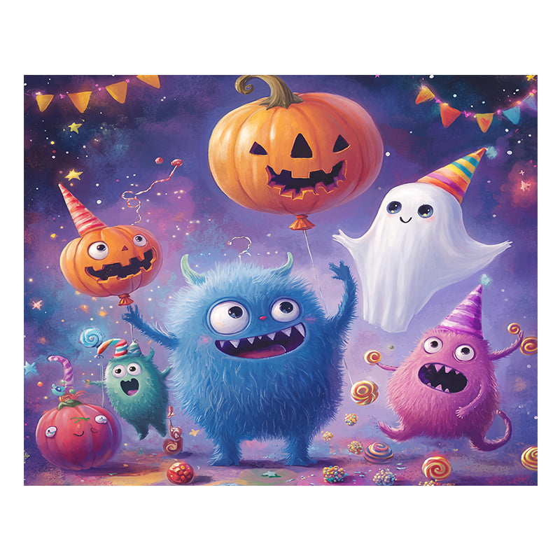 Halloween Party - Wooden Jigsaw Puzzle