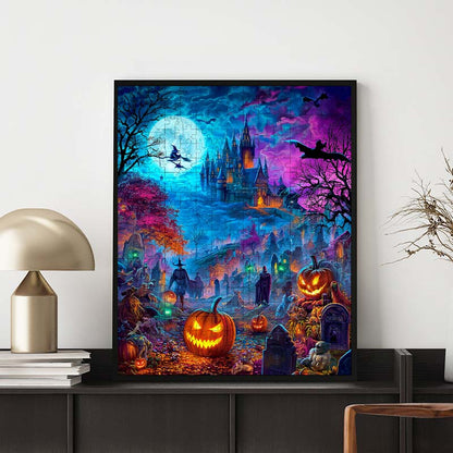 Spooky Night Parade - Wooden Jigsaw Puzzle