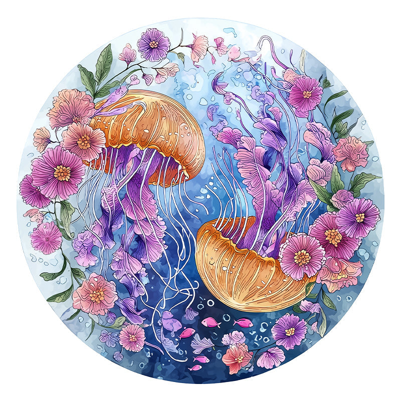 Aqua Garden - Wooden Jigsaw Puzzle