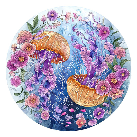 Aqua Garden - Wooden Jigsaw Puzzle