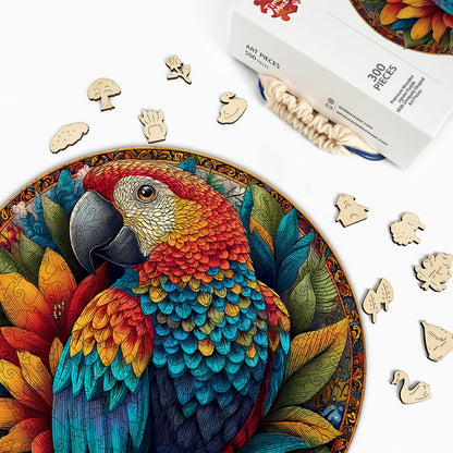 Birds of Bloom - Wooden Jigsaw Puzzle