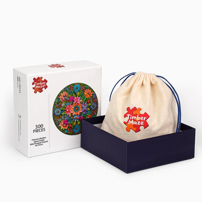 Bloom Circle - Wooden Jigsaw Puzzle