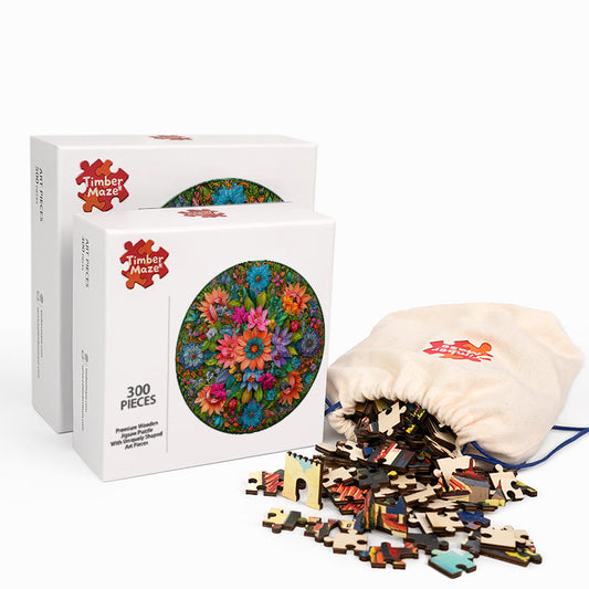 Bloom Circle - Wooden Jigsaw Puzzle