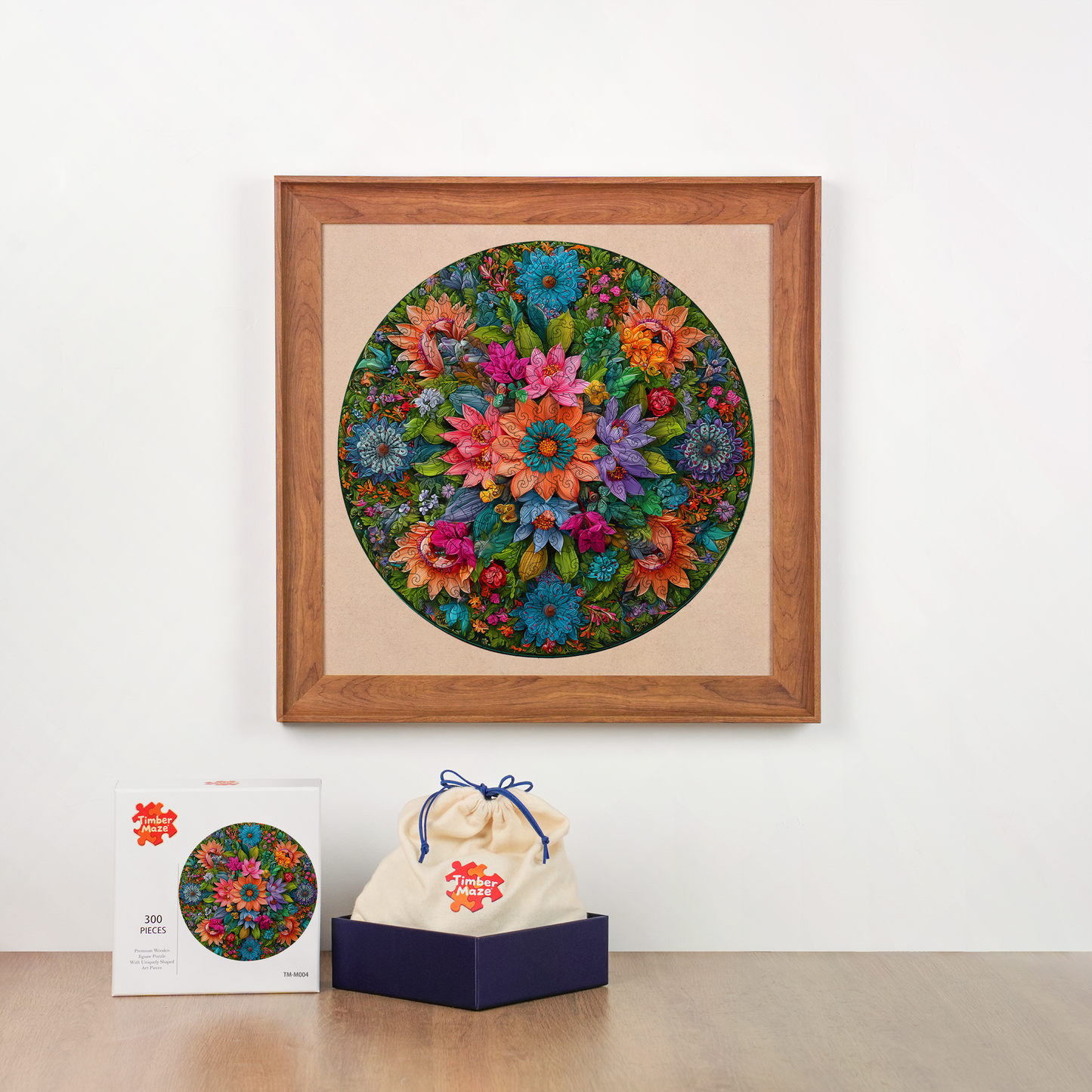 Bloom Circle - Wooden Jigsaw Puzzle