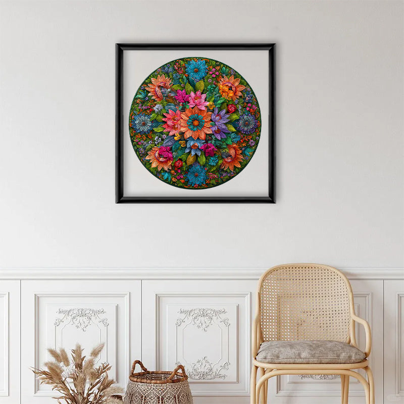 Bloom Circle - Wooden Jigsaw Puzzle