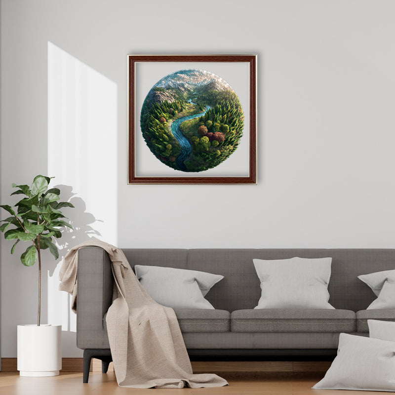 EcoSphere - Wooden Jigsaw Puzzle