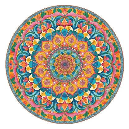 Floral Zen - Wooden Jigsaw Puzzle