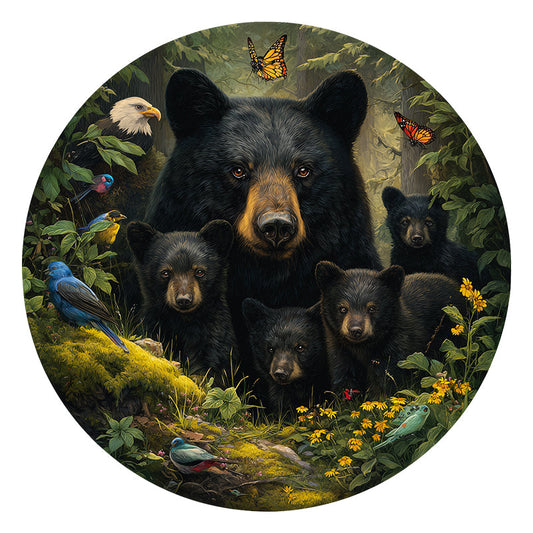 Forest Family - Wooden Jigsaw Puzzle