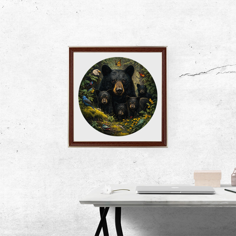 Forest Family - Wooden Jigsaw Puzzle