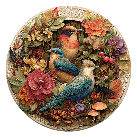 Gilded Garden - Wooden Jigsaw Puzzle