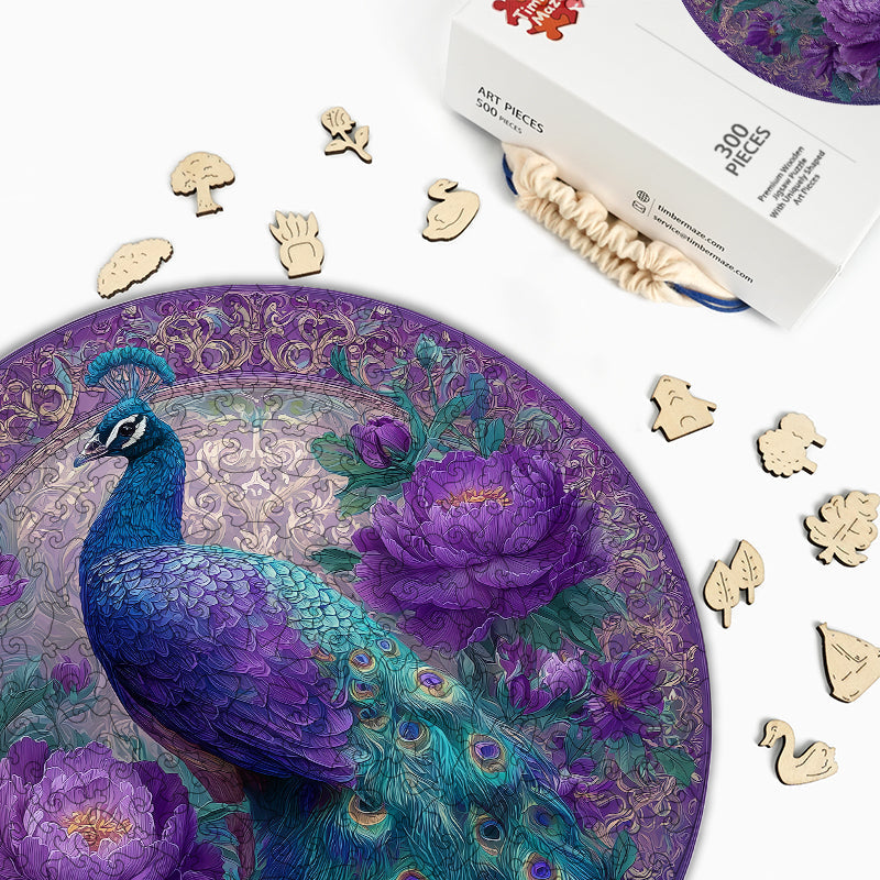 Royal Plumage - Wooden Jigsaw Puzzle