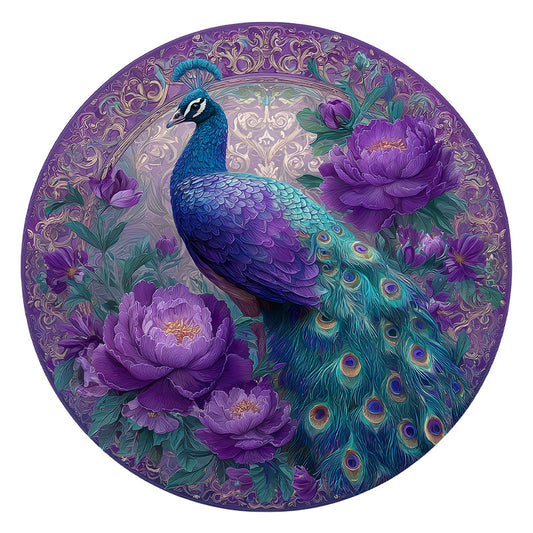 Royal Plumage - Wooden Jigsaw Puzzle