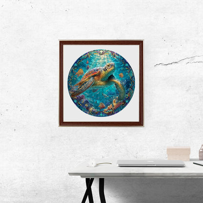 Turtle's Journey - Wooden Jigsaw Puzzle