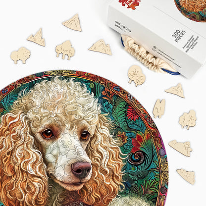 Poodle Ornate - Wooden Jigsaw Puzzle