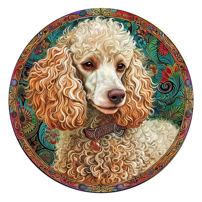 Poodle Ornate - Wooden Jigsaw Puzzle