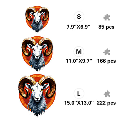 The Celestial Ram - Wooden Jigsaw Puzzle