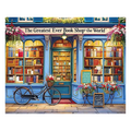 Charming Bookshop - Wooden Jigsaw Puzzle