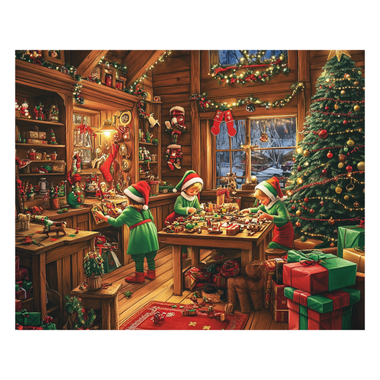 Christmas Elf - Wooden Jigsaw Puzzle
