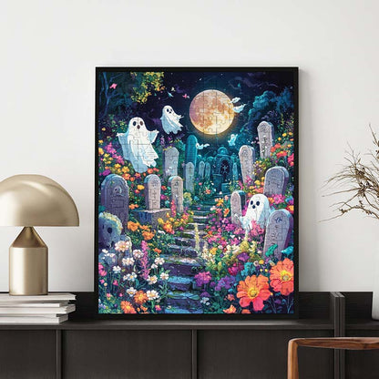 Ghost Garden - Wooden Jigsaw Puzzle