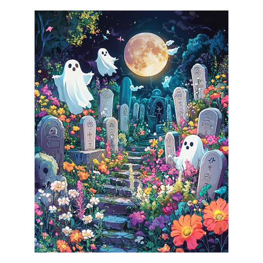Ghost Garden - Wooden Jigsaw Puzzle