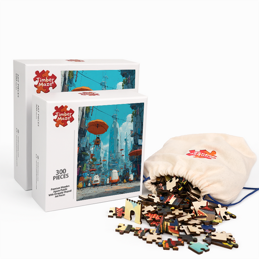 Robo Wonderland - Wooden Jigsaw Puzzle