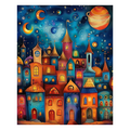 Fairy Tale Nightscape - Wooden Jigsaw Puzzle
