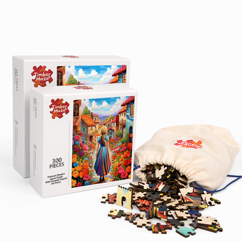 Blossom Trail - Wooden Jigsaw Puzzle
